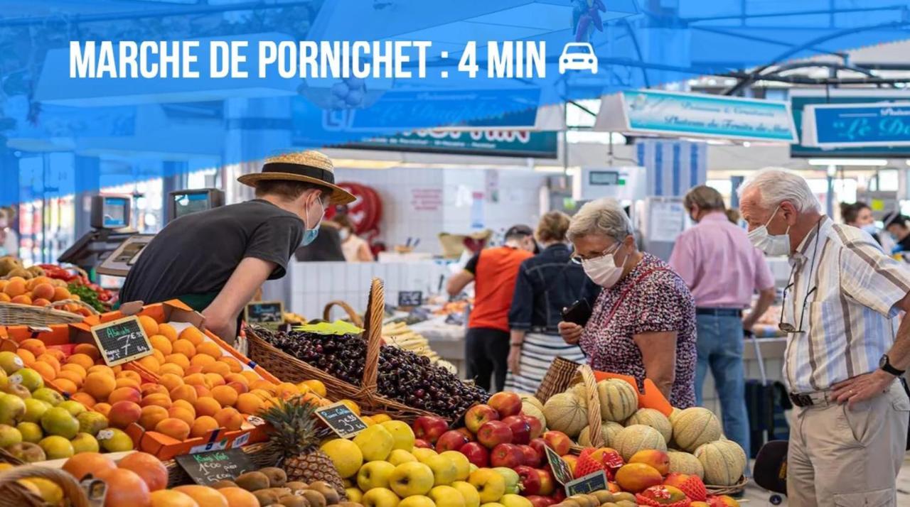 Appartement La Baule Pornichet Terrasse - Cuisine - Calme - Wifi - Parking Gratuit 외부 사진
